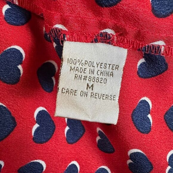 Kenar flowy heart tank top blouse size medium - Picture 6 of 6